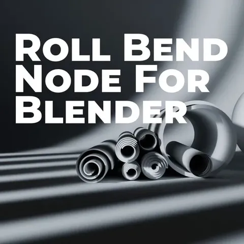 Roll Bend - Blender geometry nodes