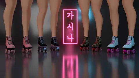 Roller Skates - Blender 3d models