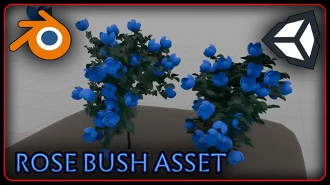 Rose Bush Generator - Blender geometry nodes