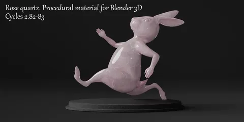 Rose Quartz Stone Shader - Blender shaders