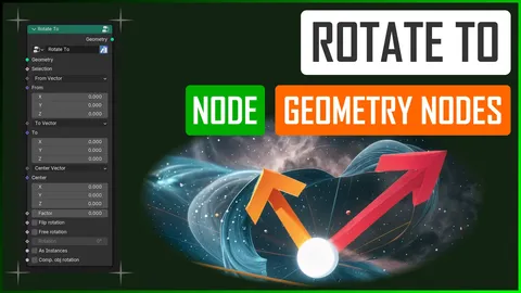 Rotate To Node - Blender geometry nodes