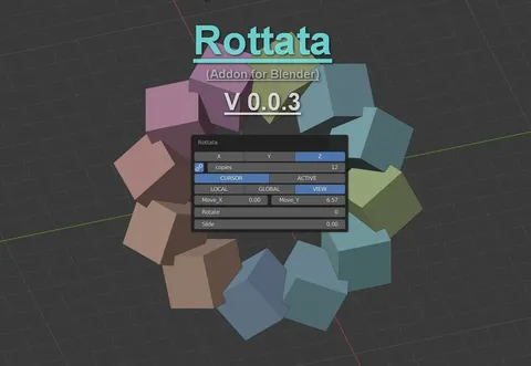 Rottata - Blender addons