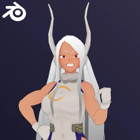 Rumi Usagiyama (Miruko) - Blender 3d models