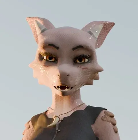Runa The Kobold - Blender 3d models