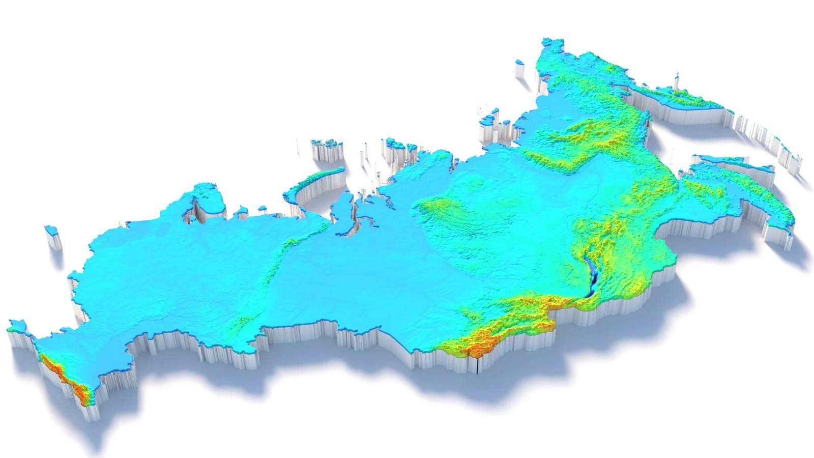Russia Terrain Map screenshot 3