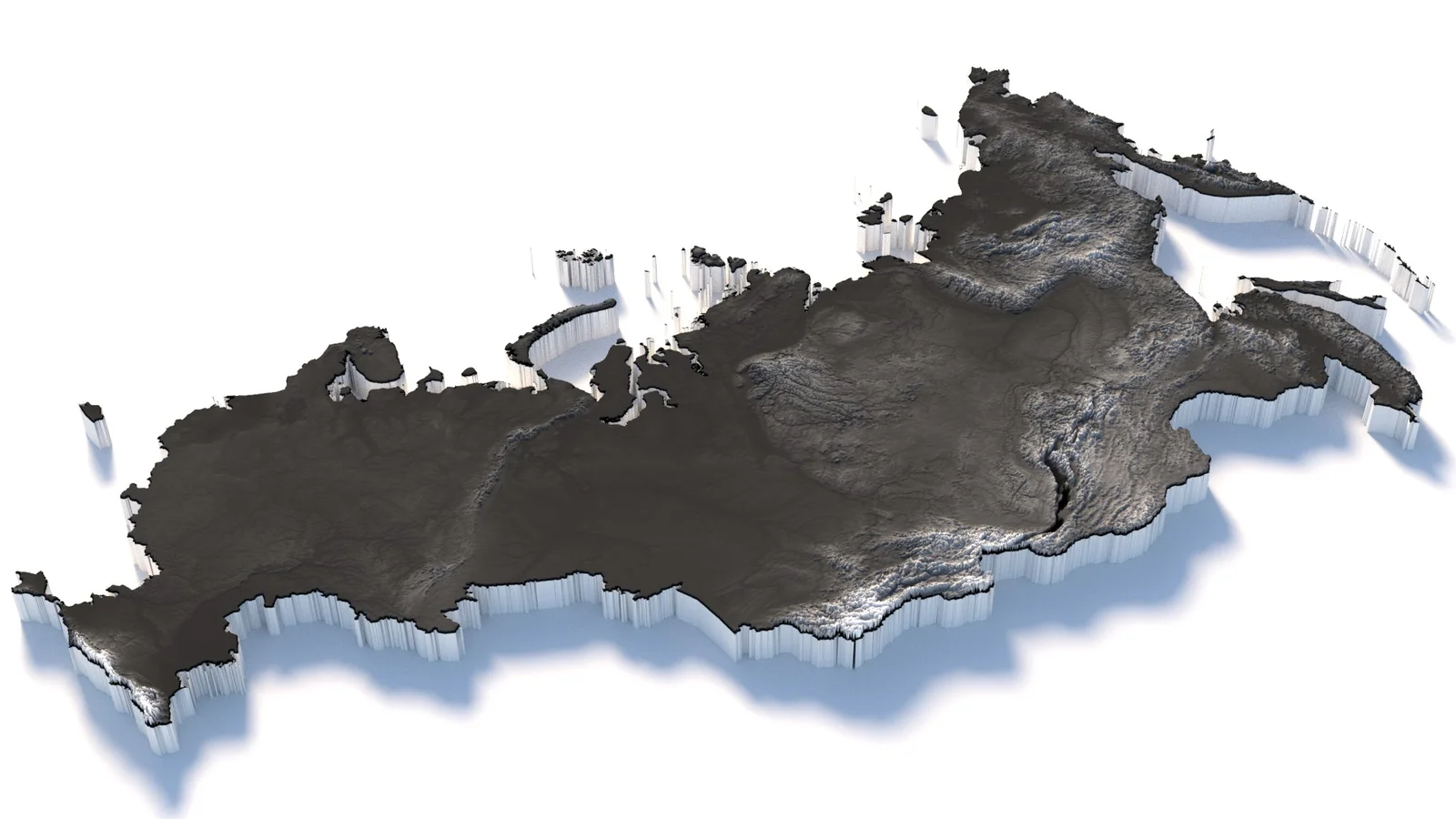 Russia Terrain Map screenshot 4