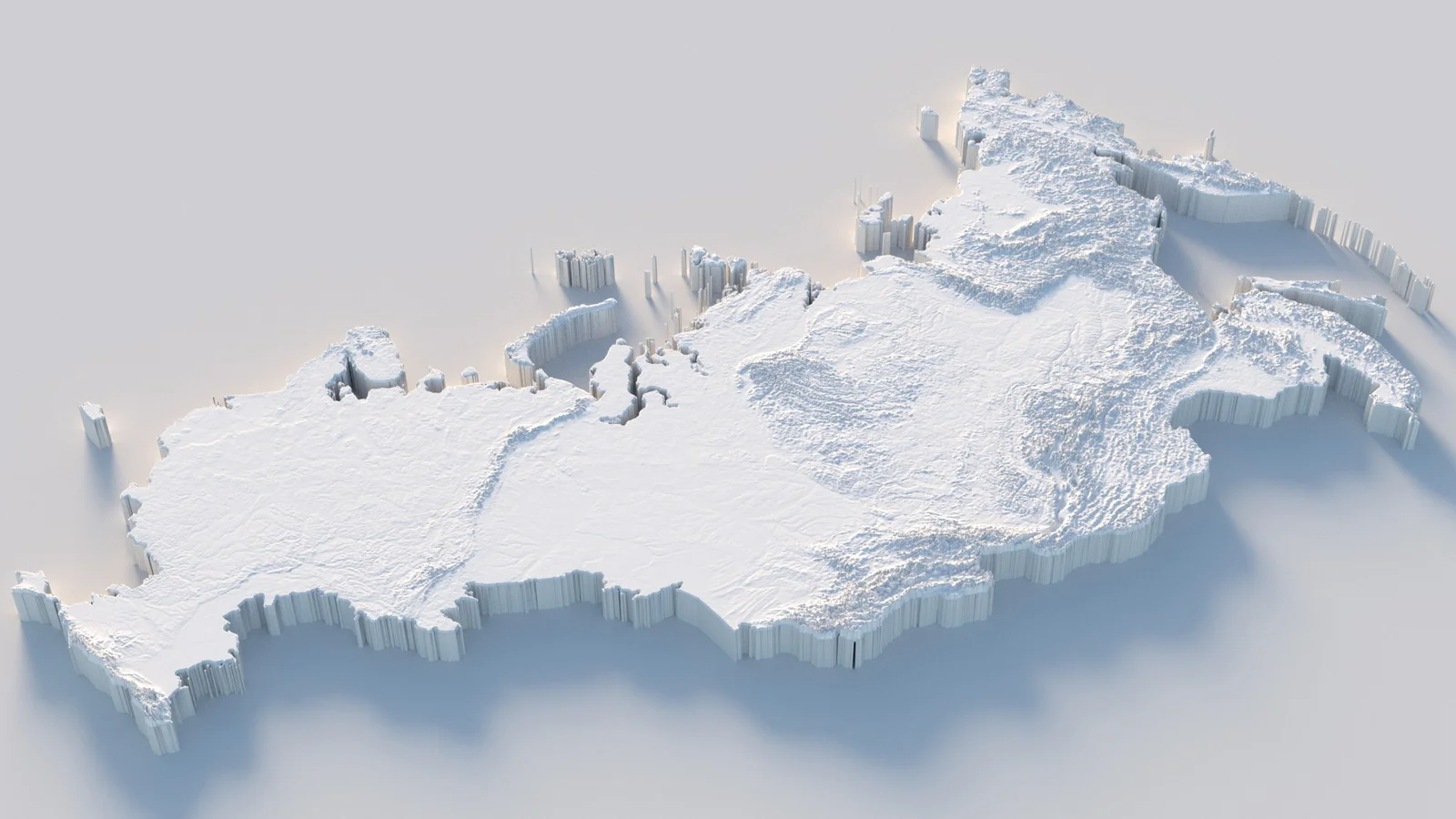 Russia Terrain Map screenshot 5