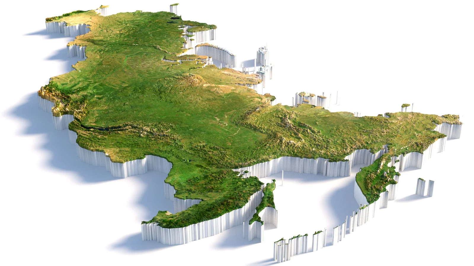 Russia Terrain Map screenshot 6