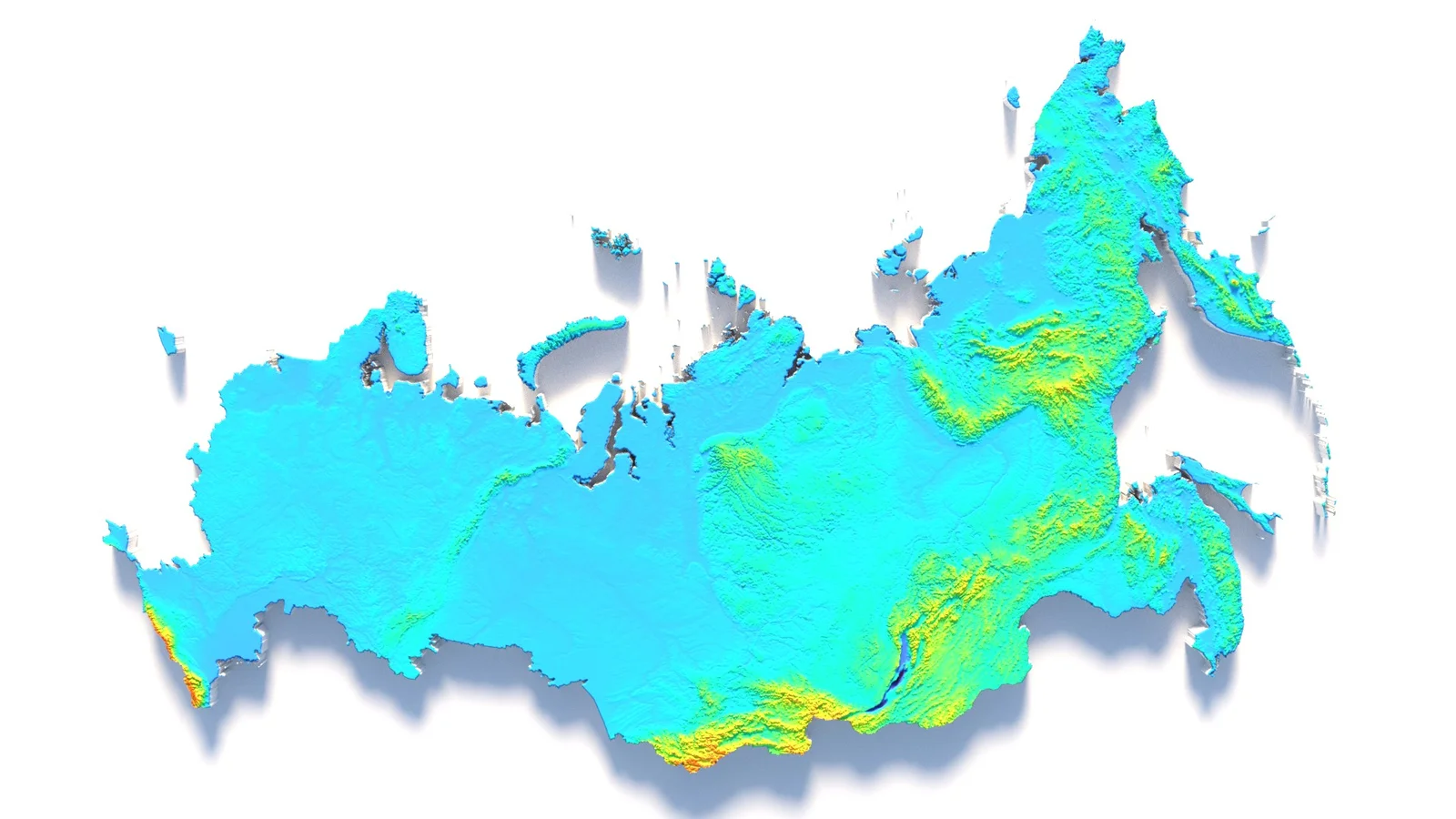 Russia Terrain Map screenshot 8