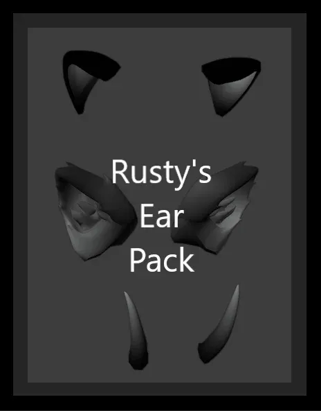 Rusty's Ears Pack - Blender 3d models