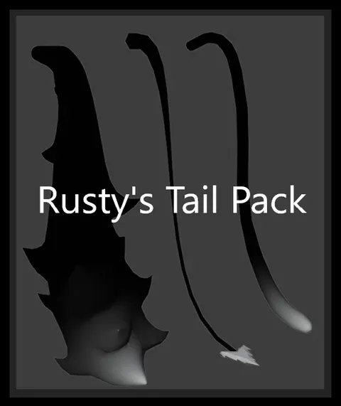 Rusty's Tail Pack - Blender 3d models