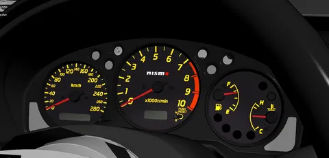 S15 Nismo Gauge Cluster Texture - Blender textures & materials