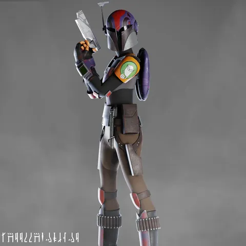 Sabine Wren - Blender 3d models