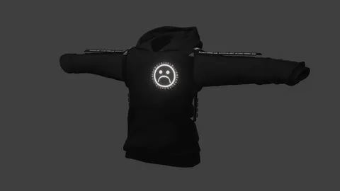 Sadboy Tactical Hoodie - Blender 3d models