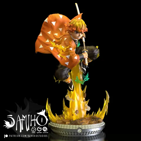 Agatsuma Zenitsu STLs - Blender 3d models