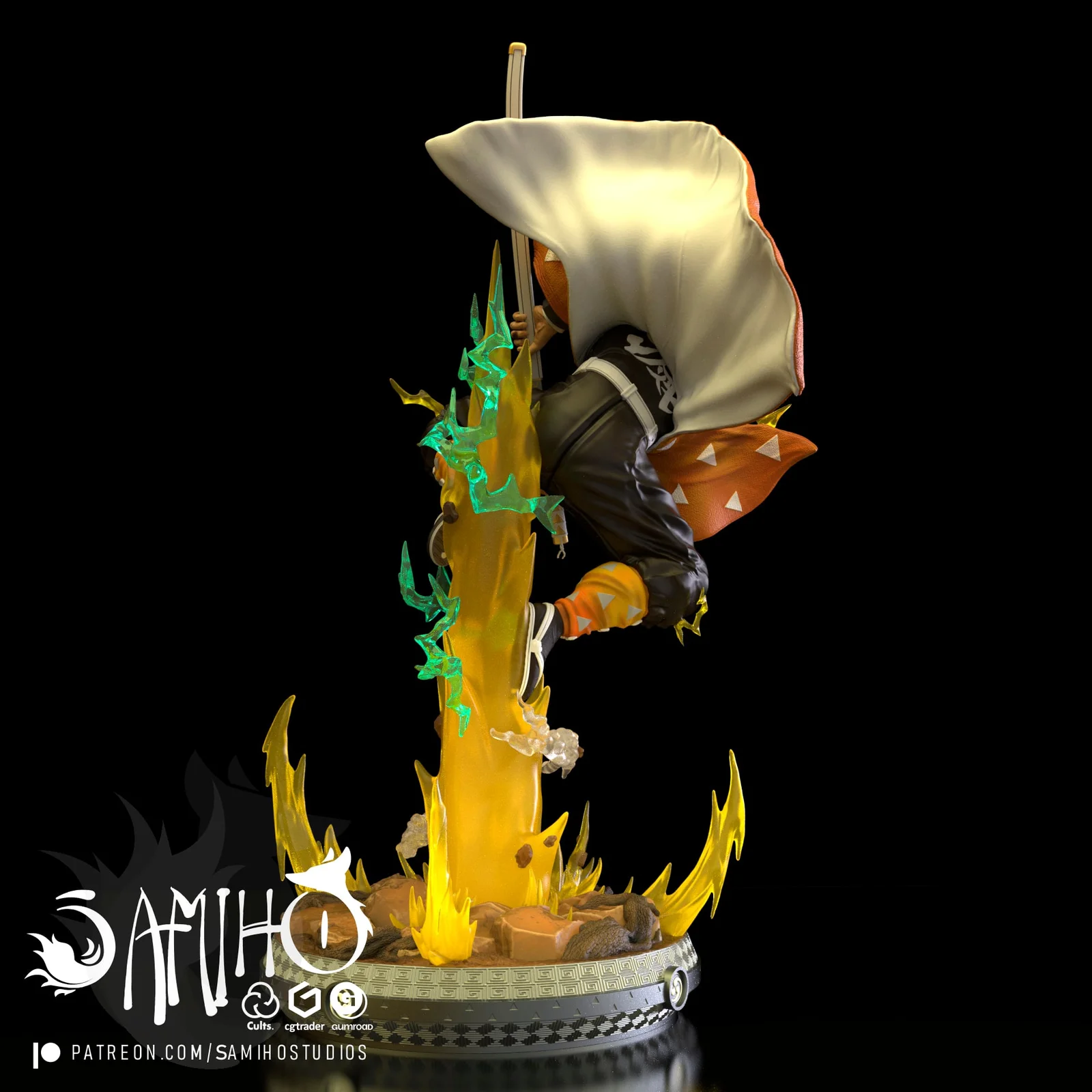 Agatsuma Zenitsu STLs screenshot 4