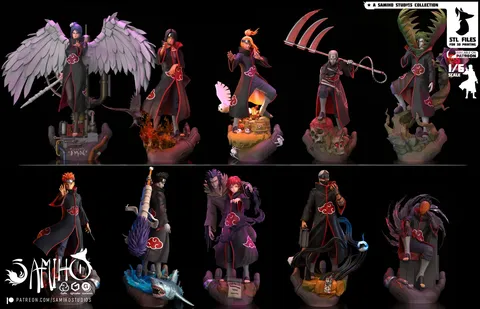 Akatsuki Complete Collection - Blender 3d models