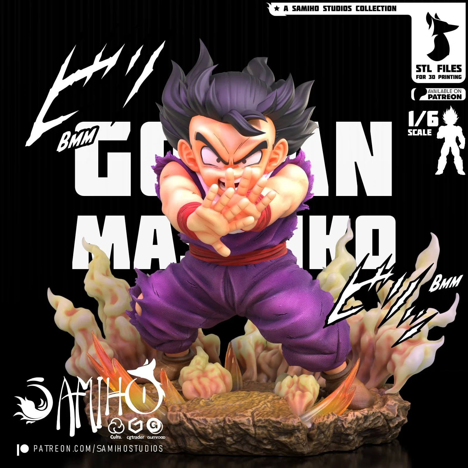 Gohan Masenko Statue screenshot 2