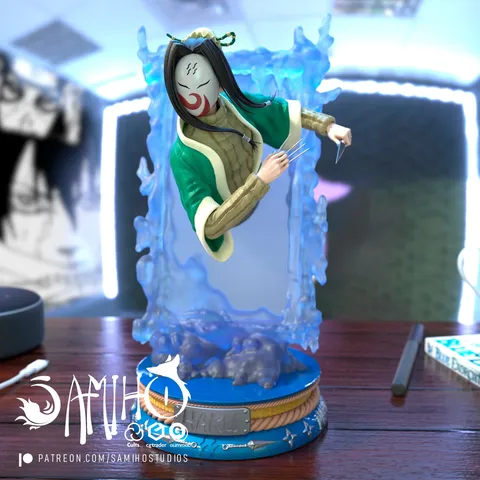 Haku Crystal Mirror - Blender 3d models