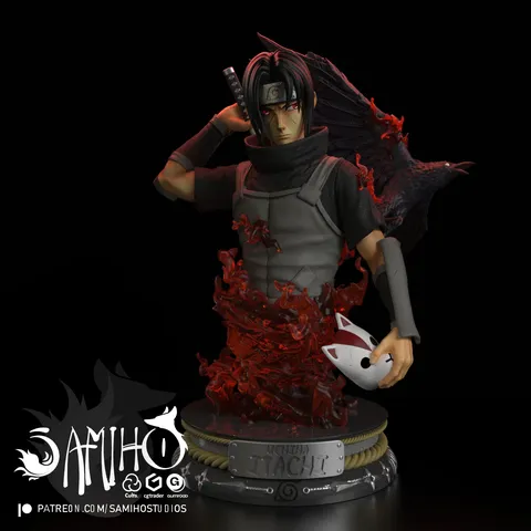 Itachi Anbu - Blender 3d models