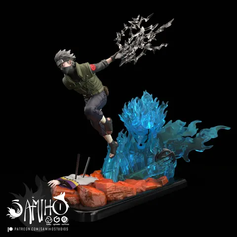 Kakashi And Susanoo - Blender 3d models