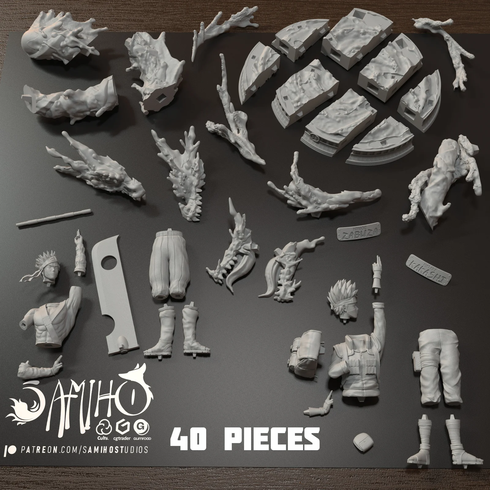 Kakashi VS Zabuza Diorama screenshot 7