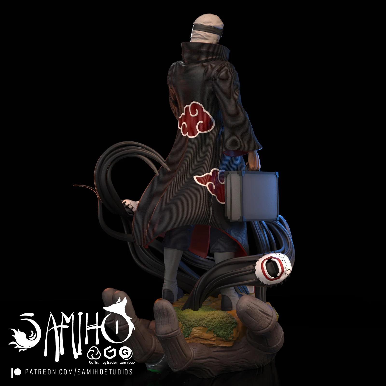 Kakuzu 3D Print Model screenshot 3