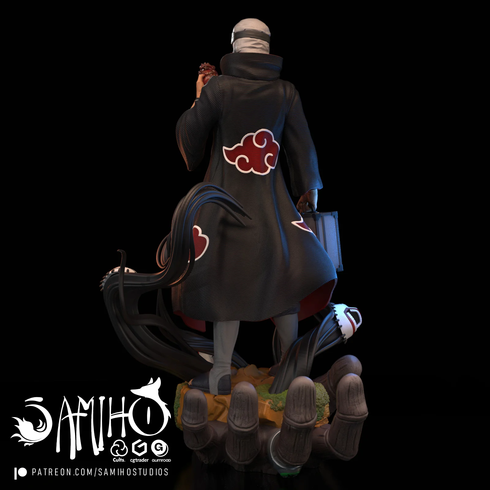 Kakuzu 3D Print Model screenshot 4