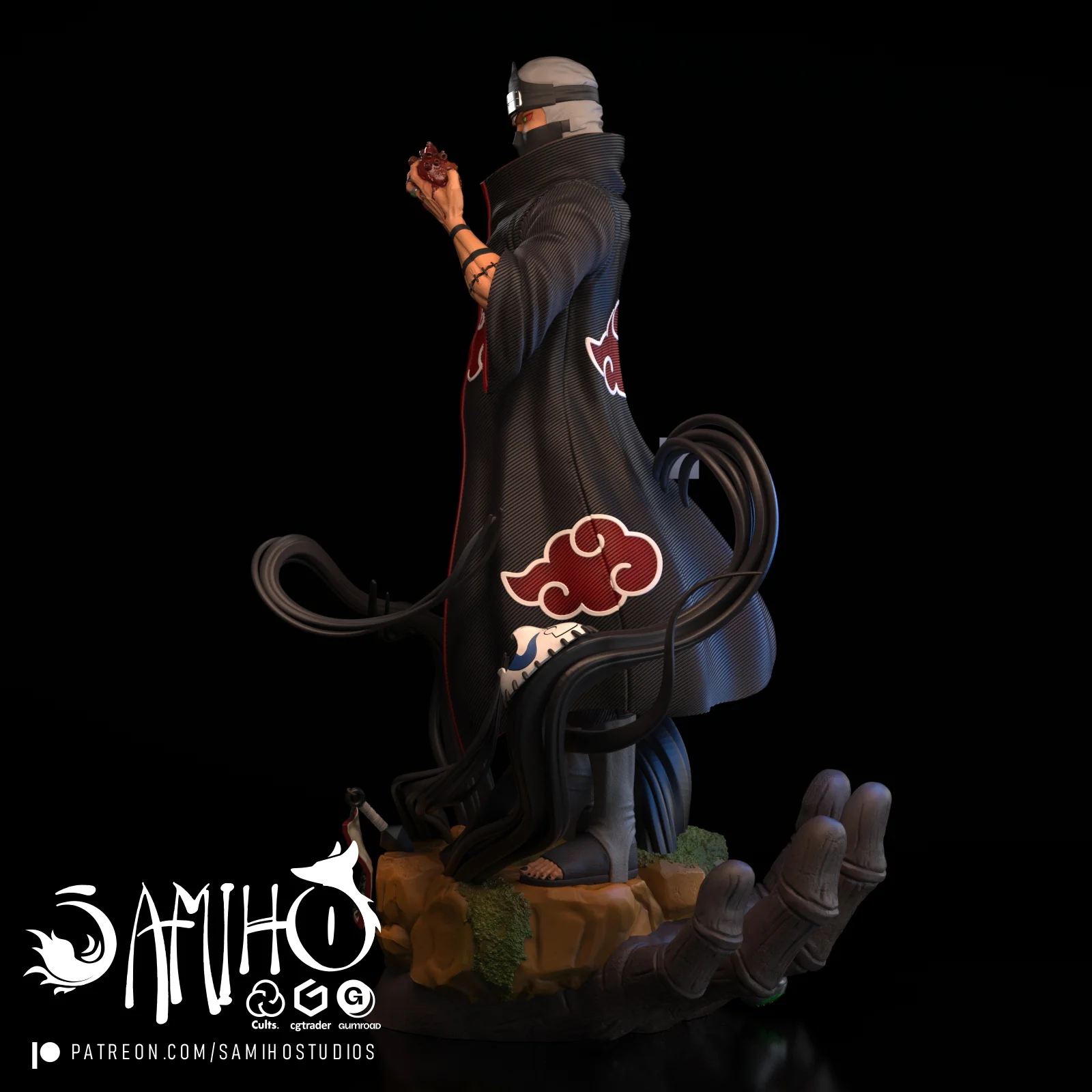 Kakuzu 3D Print Model screenshot 5