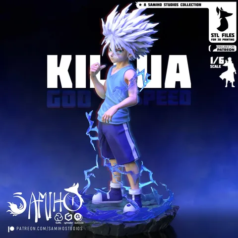 Killua Godspeed - Blender 3d models