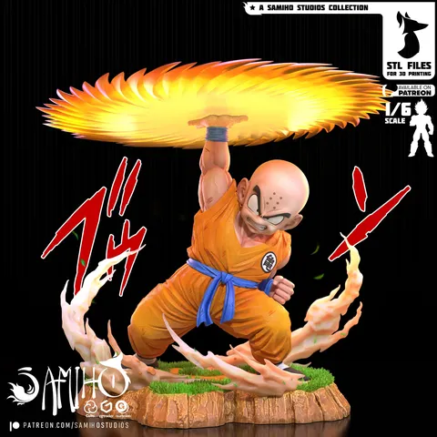 Krillin Kienzan - Blender 3d models