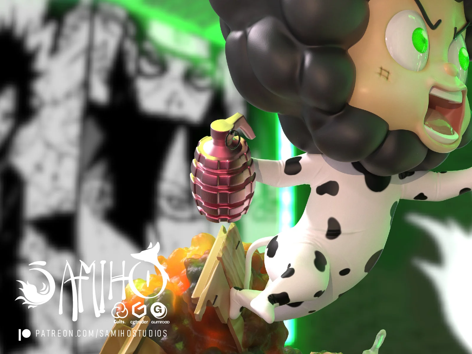 Lambo Explosion Scene screenshot 4