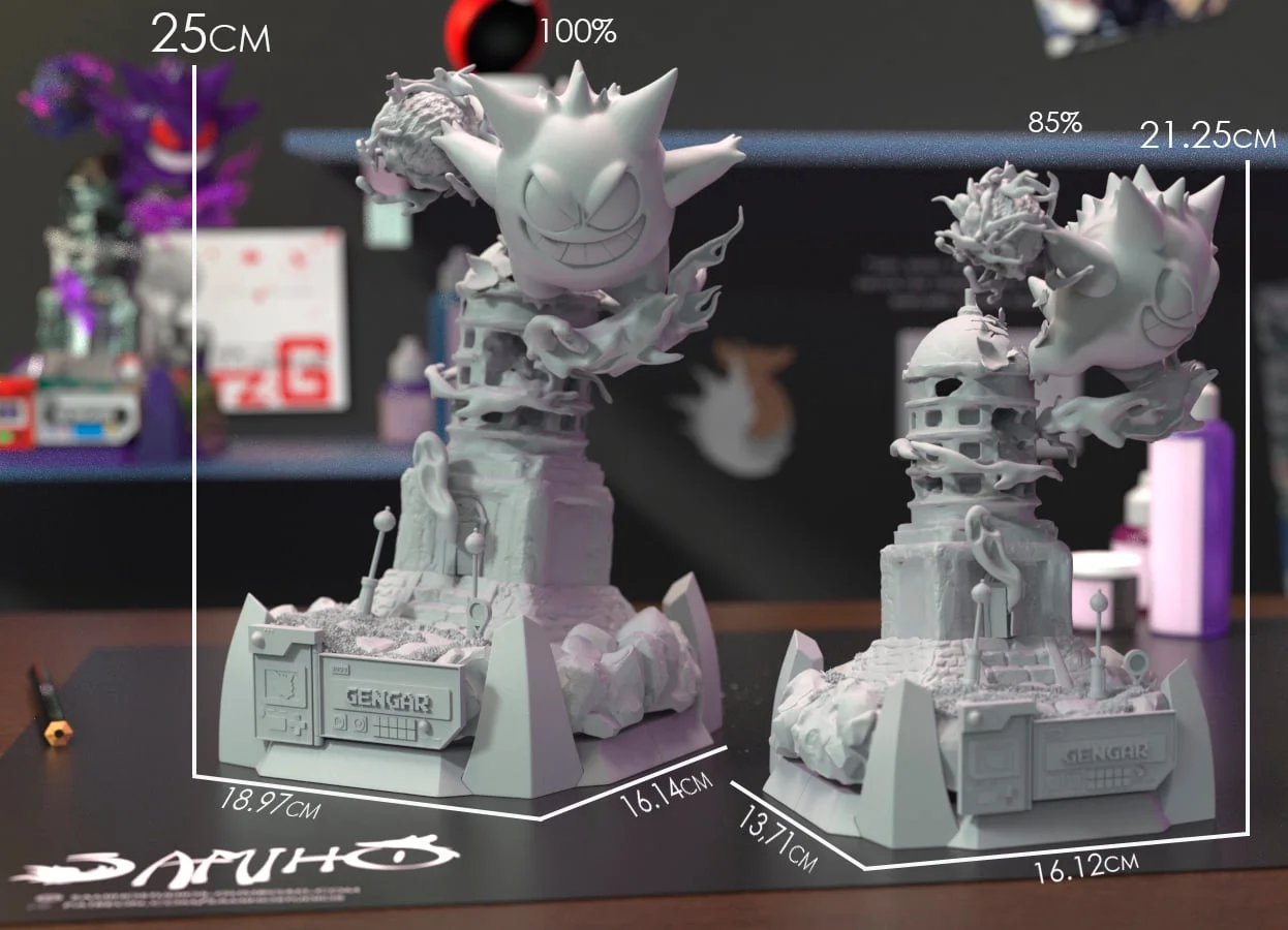 Lavender Tower Gengar Sculpture screenshot 8