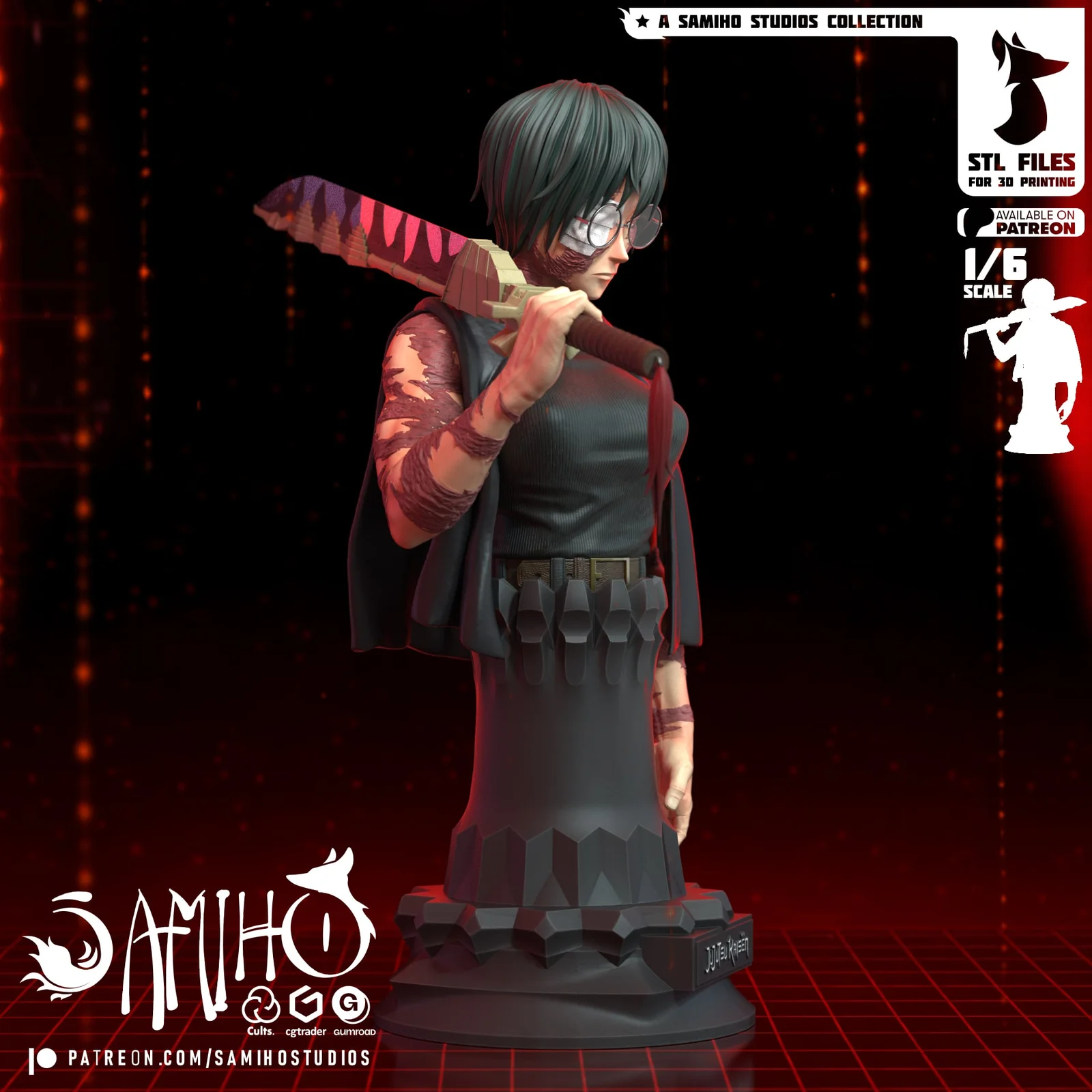 Maki Zenin Bust screenshot 2