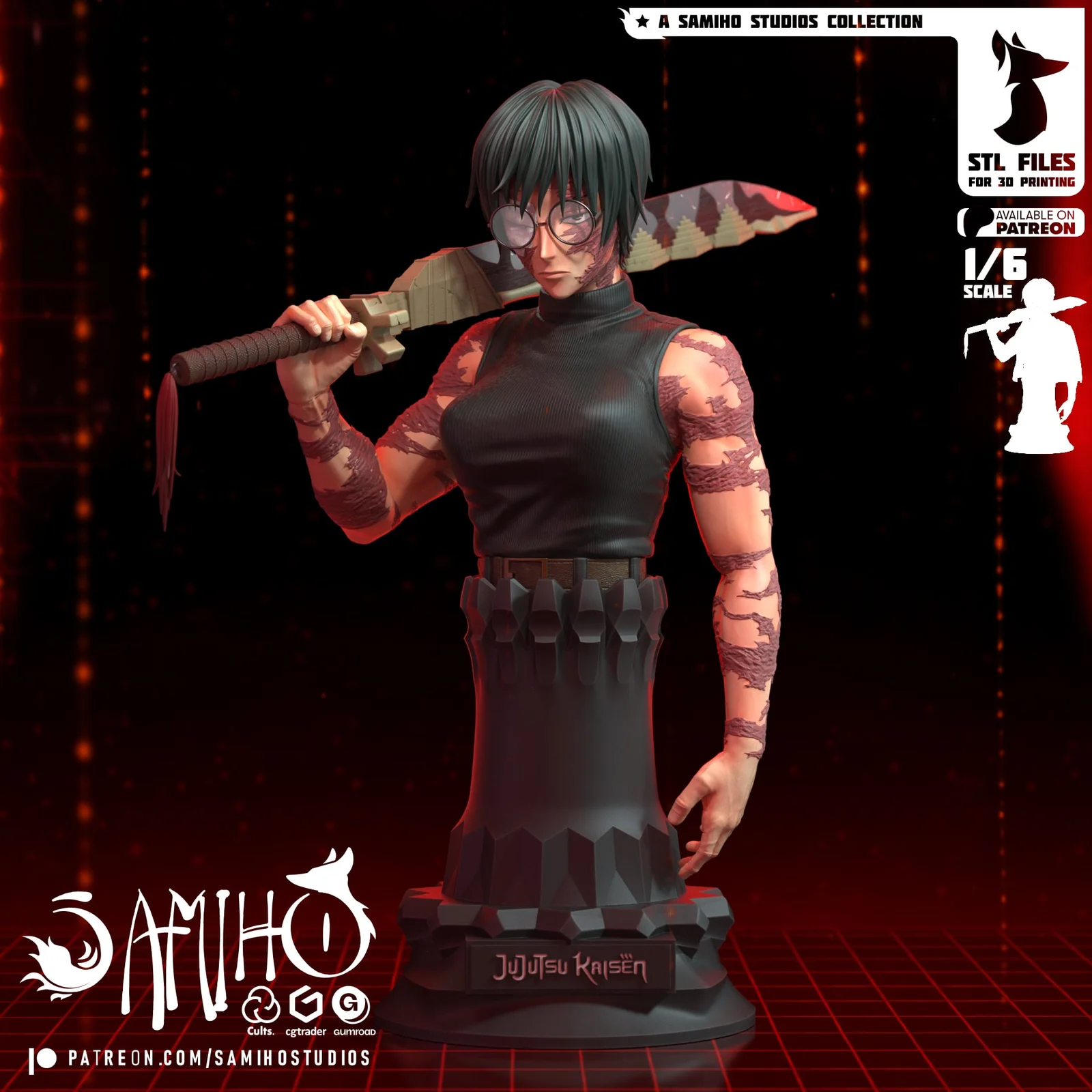 Maki Zenin Bust screenshot 4