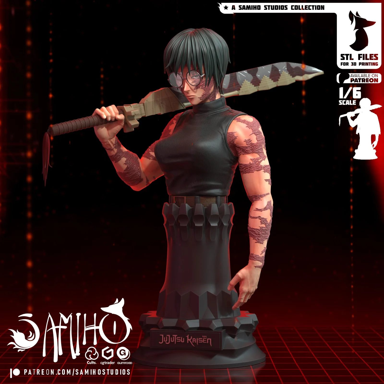 Maki Zenin Bust screenshot 6