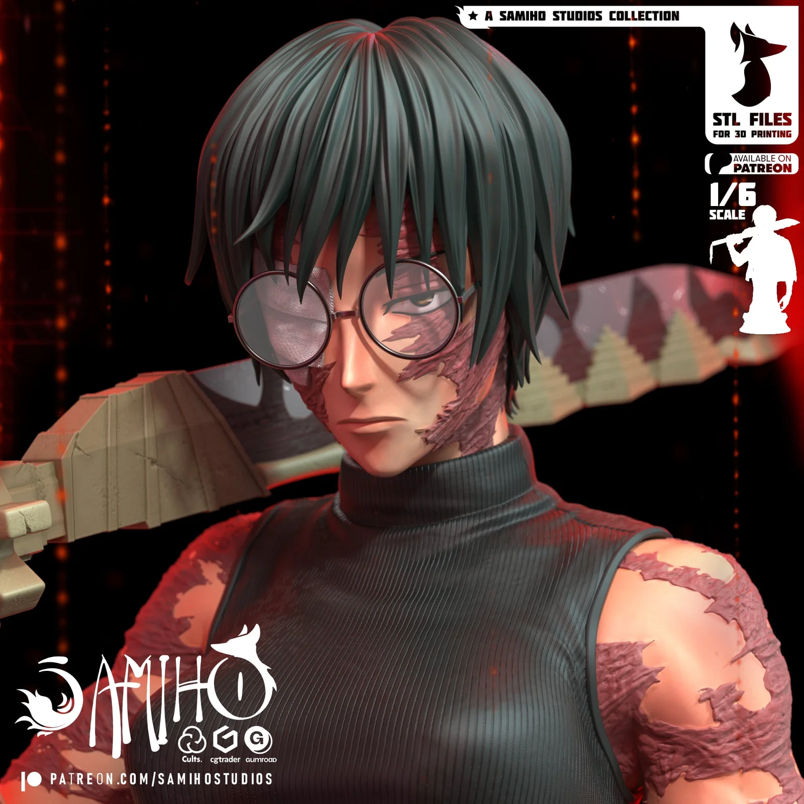 Maki Zenin Bust screenshot 7