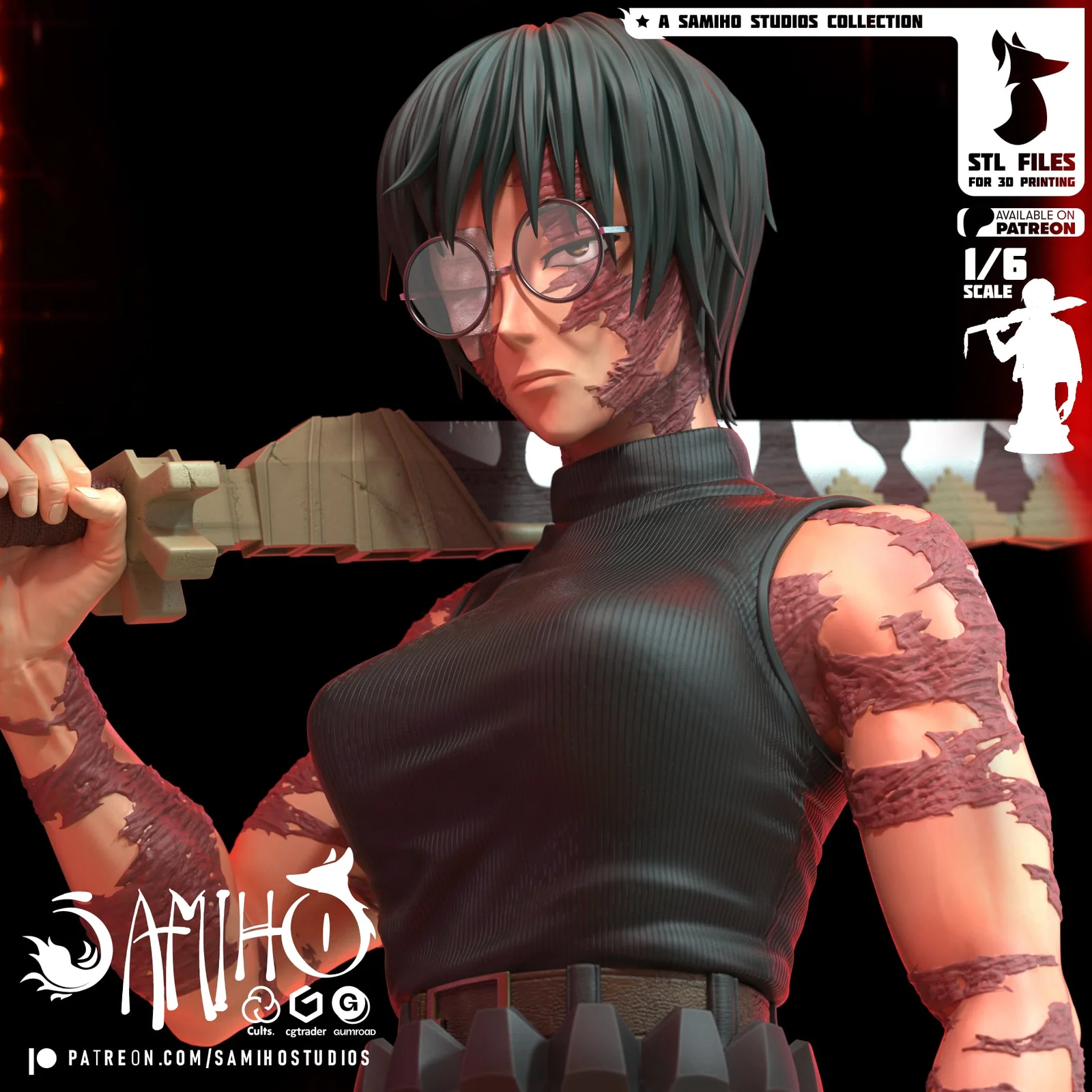 Maki Zenin Bust screenshot 8