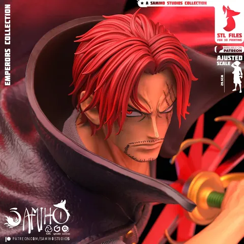Red-Haired Shanks - Blender 3d models