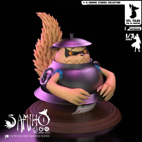 Teapot Shukaku - Blender 3d models