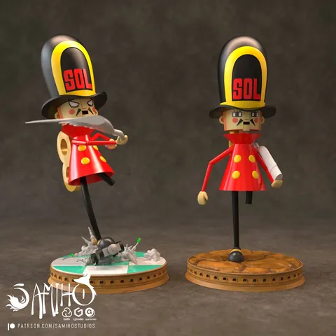 Thunder Soldier Bundle - Blender 3d models