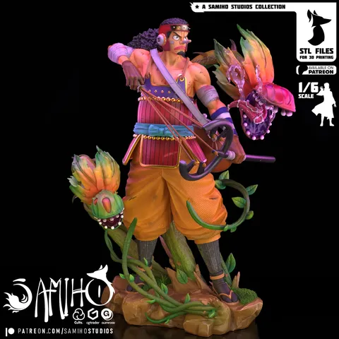 Usopp Onigashima - Blender 3d models