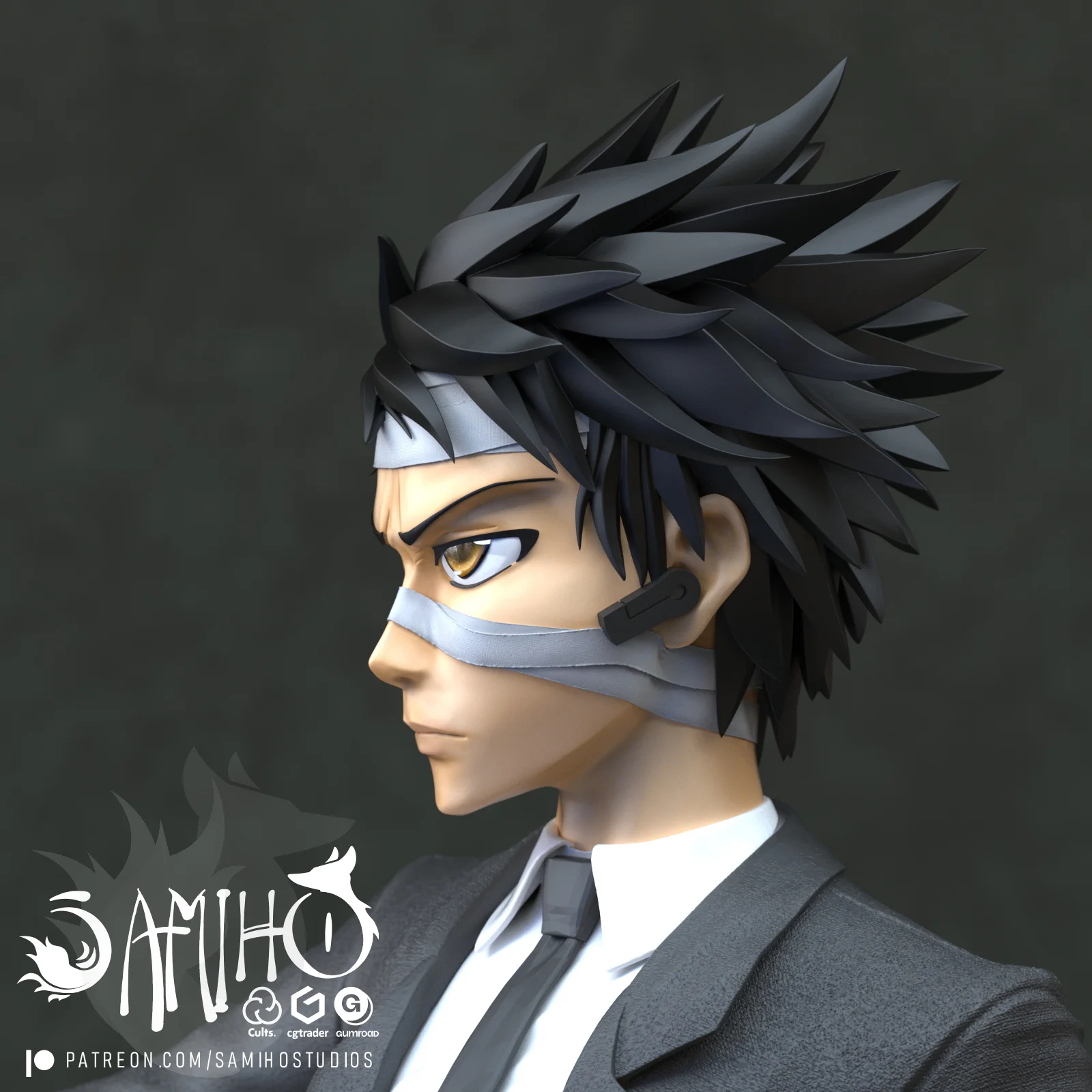 Yamamoto Takeshi Bust screenshot 3