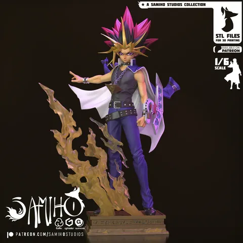 Yami Yugi - Blender 3d models