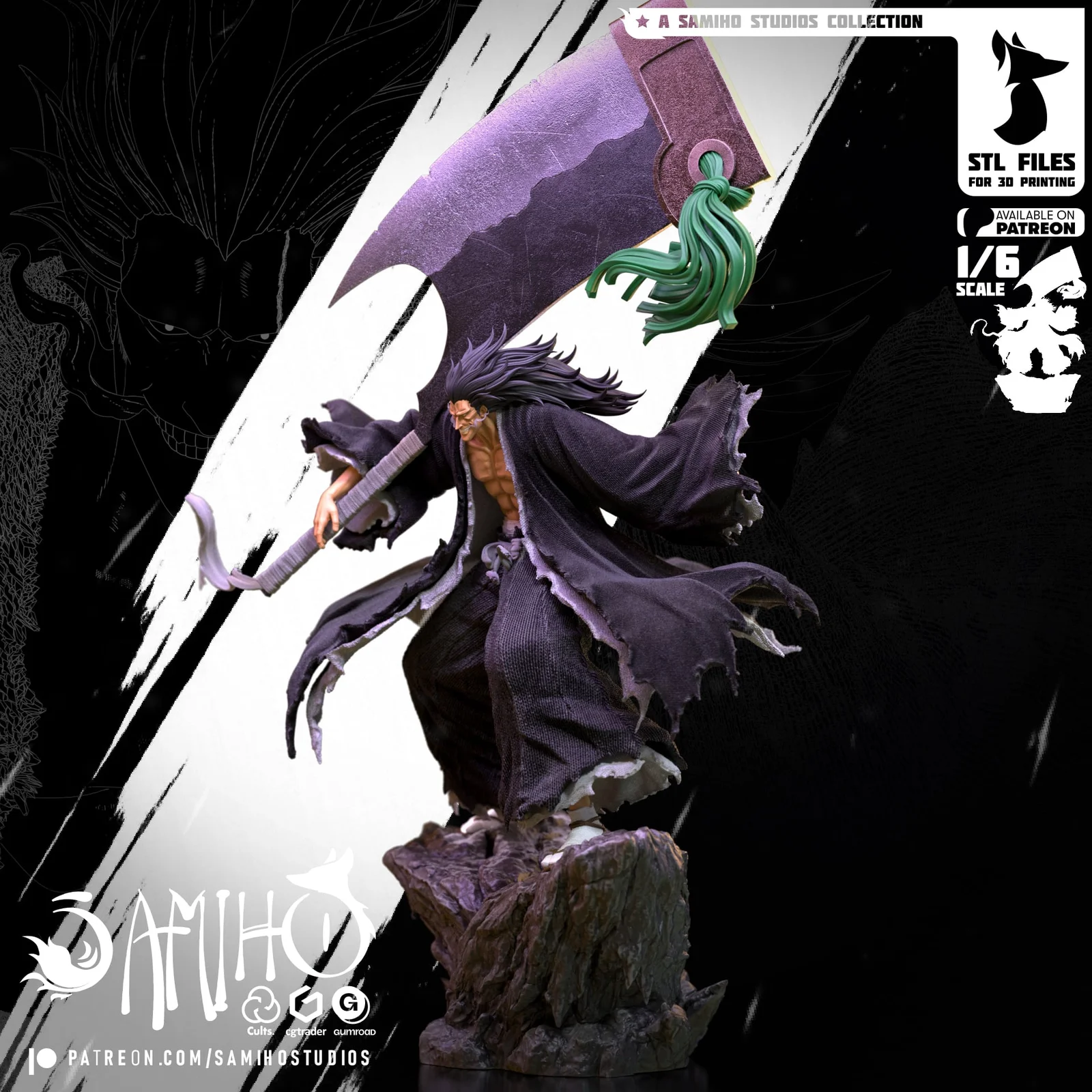 Zaraki Kenpachi Statue screenshot 2