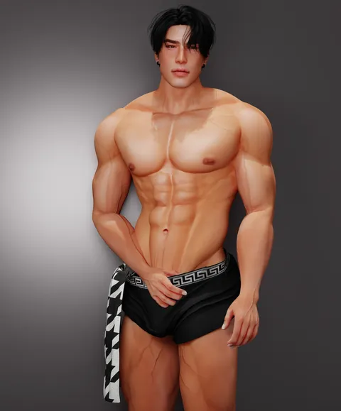 Sammy Male Sim - Blender 3d models