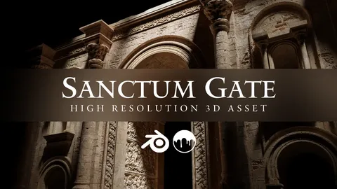 Sanctum Gate - Blender 3d models