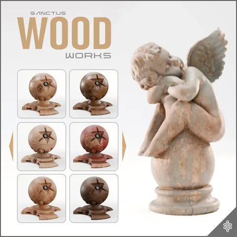 Sanctus Wood Works - Blender shaders