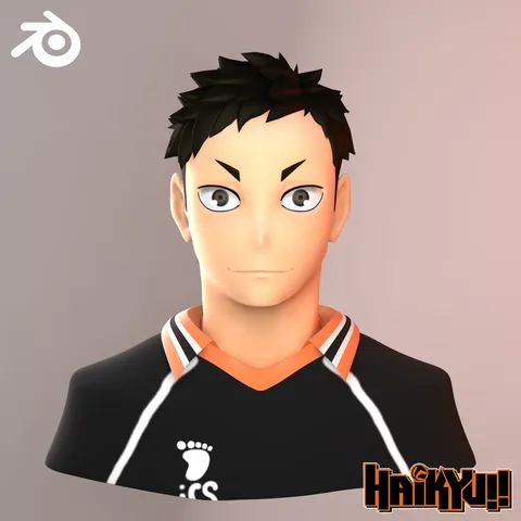 Sawamura Daichi - Blender 3d models