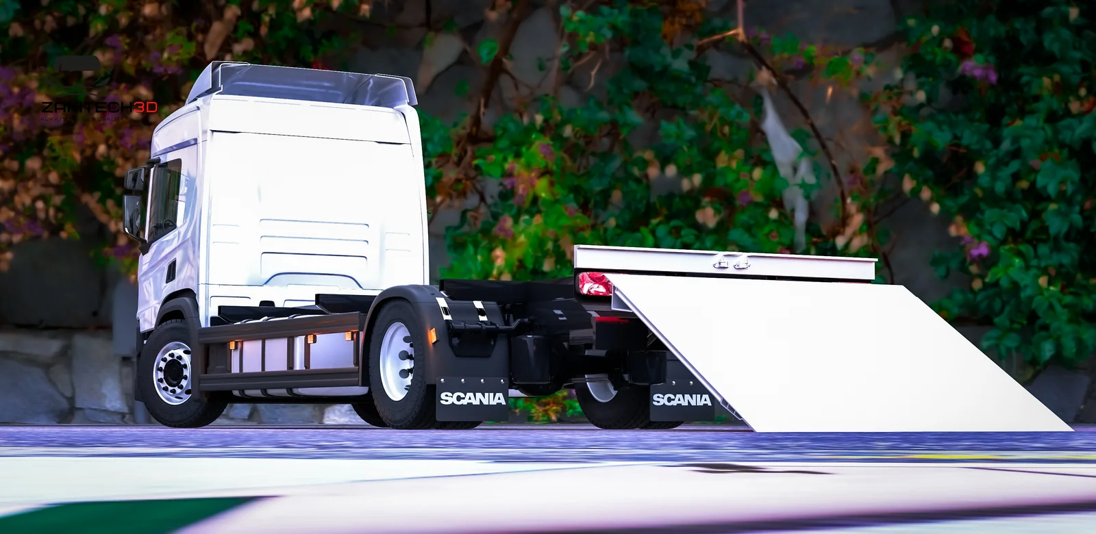 Scania P Series Truck with Trailer screenshot 5